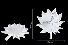 Molde silicona posa vaso hoja arce (3)